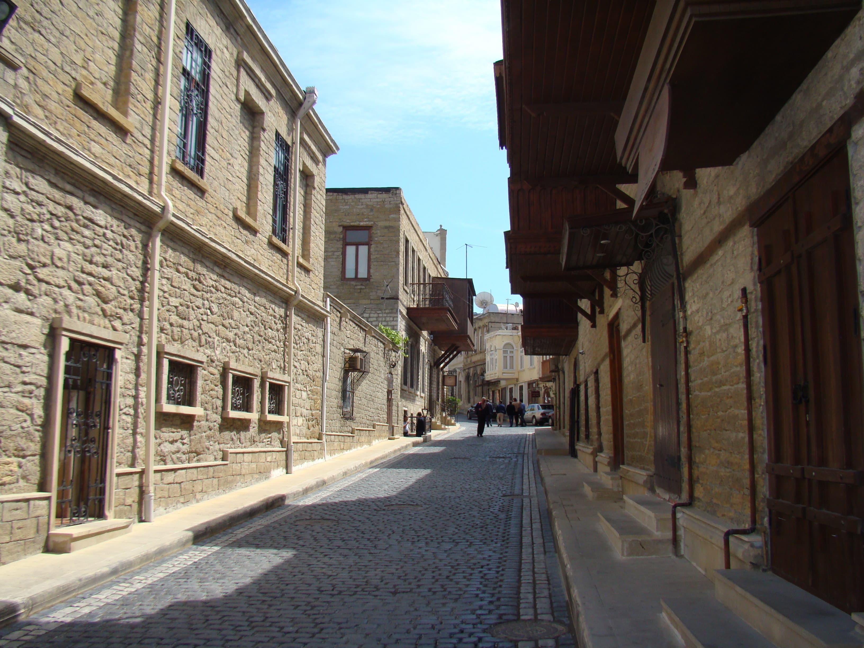 Stone architecture in Baku's Old City