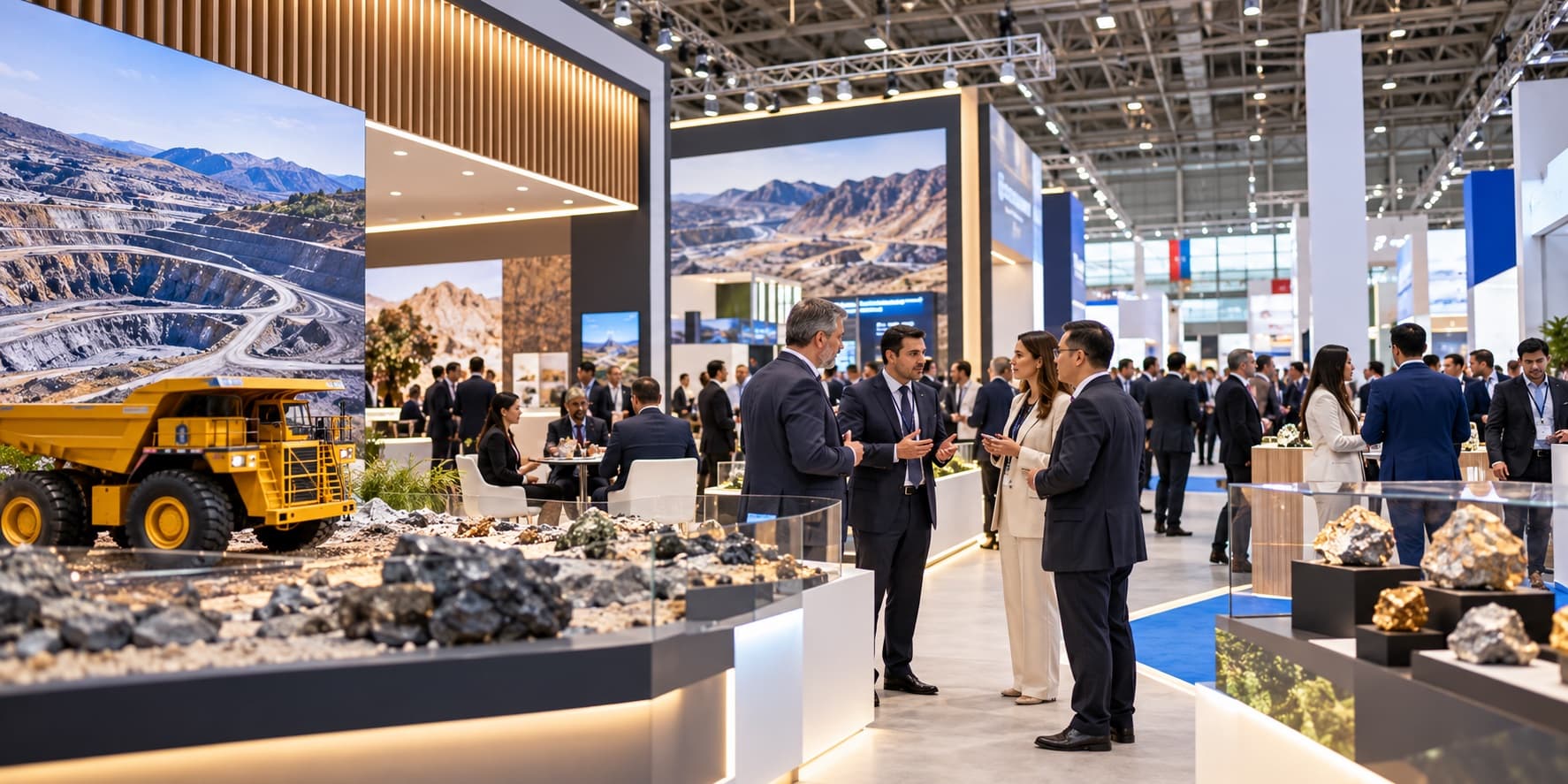 Open-pit mining operation representing Azerbaijan's mineral industry